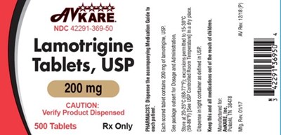 Label 4229136950 Lamotrigine 2018 200mg